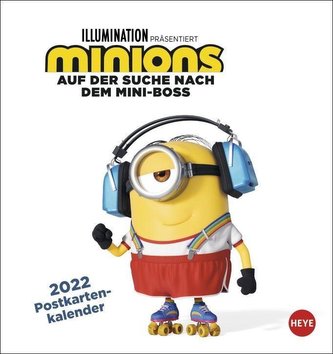 Minions Postkartenkalender 2022