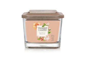 Yankee Candle Aromatická svíčka střední hranatá Rose Hibiscus 347 g unisex