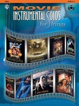Movie Instrumental Solos for Strings: Viola, Book & CD [With CD]