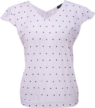 MARINE - dámské triko s kr.rukávem - White comb - XL