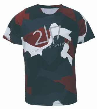 FALLET - pánský MTB top s kr.ruk. - AOP - 3XL