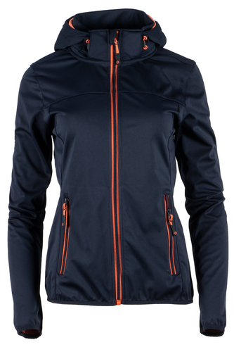 GTS 4013 L S0 - Dámská 3L softshell bunda s kapucí - navy - 34
