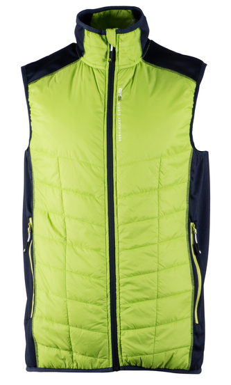 GTS 4023 M W9 - Pánská hybridní vesta - lime - 3XL