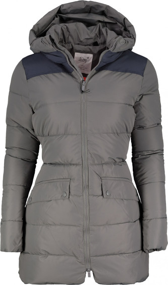 BJÖRKAS - dámský zateplený kabát (Du Pont Sorona) - dk grey - 36