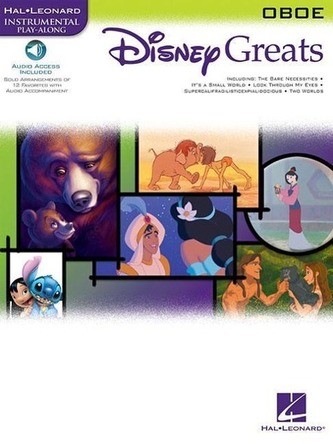 Disney Greats: For Oboe Instrumental Play-Along Pack