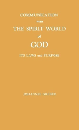 communication with the spirit world of god