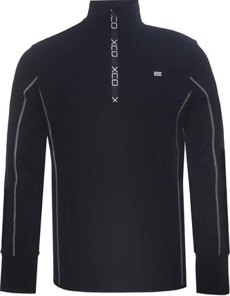 OXIDE - pánská mikina 1/2 zip - Black - S