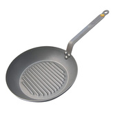 Grilovací ocelová pánev de Buyer, 5613.26, Mineral B Element, grilovací, ocel, průměr 26 cm