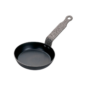 Ocelová pánev de Buyer, 5440.12, #OUTDOOR, blinis, modrá ocel, 12cm