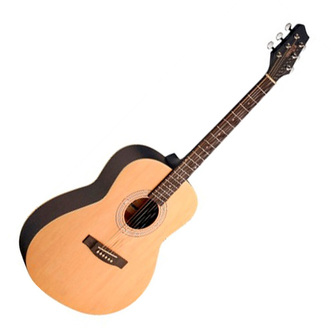 Akustická kytara Stagg, Typ Auditorium, barva přírodní, matná