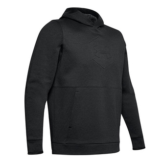 Pánská mikina Under Armour, Athlete Recovery Fleece Graphic Hoodie-B | Černá | 1344145-001-M