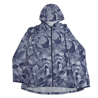 W NK ESSNTL JKT HD PR, 10 | RUNNING | WOMENS | HOODED JACKET | HYDROGEN BLUE/BINARY BLUE | L