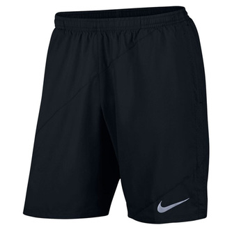M NK FLX SHORT 9IN DSTNCE UL, 10 | RUNNING | MENS | SHORT | BLACK/BLACK | XL