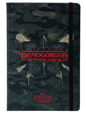 Poznámkový blok v pevné vazbě Netflix|Stranger Things: Huning (14,8 x 19 cm)