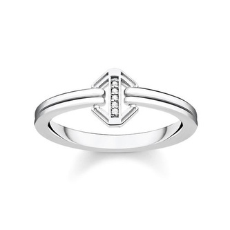 Prsten \"Vintage\" Thomas Sabo, D_TR0036-725-14-52, Sterling Silver, 925 Sterling silver, white diamond