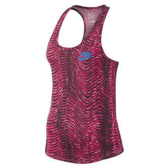RUN P W RUN FLOW TANK, 10 | RUNNING | WOMENS | TANK TOP/SINGLET | PINK GLOW/LT PHOTO BLUE | M