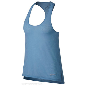 W NK BRTHE TANK COOL, 10 | RUNNING | WOMENS | TANK TOP/SINGLET | DECEMBER SKY | M