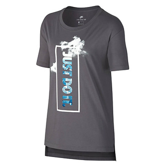 W NSW TEE DROP TAIL JDI, 10 | NSW OTHER SPORTS | WOMENS | SHORT SLEEVE T-SHIRT | GUNSMOKE/WHITE | XL