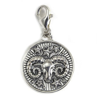Přívěsek \"Znamení zvěrokruhu Beran\" Thomas Sabo, 1640-643-21, Charm Club, 925 Sterling silver, blackened, zirconia white