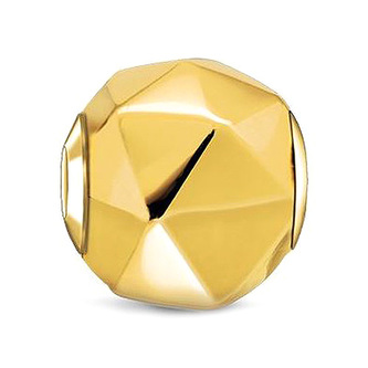 Korálek \"Trojúhelník\" Thomas Sabo, K0227-413-12, Karma Beads, 925 Sterling silver, 18k yellow gold plating