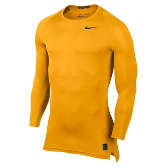 M NP TOP COMP LS CRW, 10 | MEN TRAINING | MENS | LONG SLEEVE TOP | UNIVERSITY GOLD/UNIVERSITY GOL | 2XL