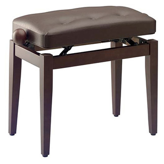 Stolička ke klavíru Stagg, hnědá