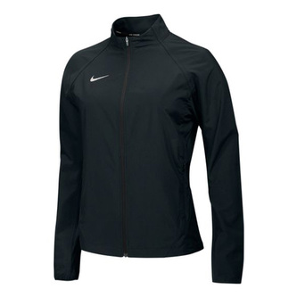 TEAM PR WOVEN JACKET, 10 | RUNNING | WOMENS | JACKET | TM BLACK/TM WHITE/REFLECTIVE S | XL