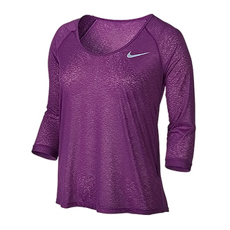DF COOL BREEZE 3/4 SLEEVE, 10 | RUNNING | WOMENS | 3/4 SLEEVE | COSMIC PURPLE/REFLECTIVE SILV | M