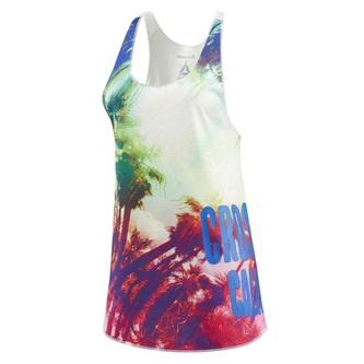 SUNSET PHOTO TANK, 02 | TRAINING | W | GRAPHIC TEE (SLEEVELESS) | CHALK | 2XS
