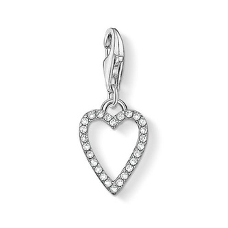 Přívěsek \"Srdce\" Thomas Sabo, 1761-051-14, Charm Club, 925 Sterling silver, zirconia white