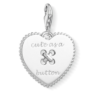 Přívěsek \"Srdce knoflík\" Thomas Sabo, 1485-001-21, Charm Club, 925 Sterling silver Přívěsek \"Srdce knoflík\" Thomas Sabo, 1485-001-21, Charm Club, 925 Sterling silver
