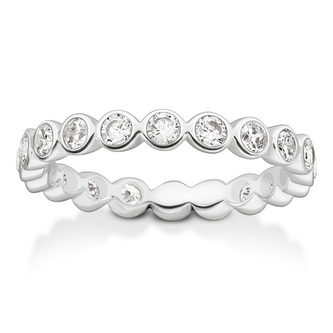 Prsten Thomas Sabo, TR2110-051-14-56, Sterling Silver, 925 Sterling silver, zirconia white