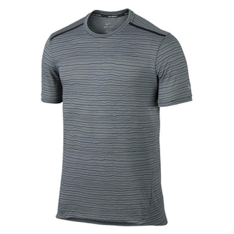 DF COOL TAILWIND STRIPE SS, 10 | RUNNING | MENS | SHORT SLEEVE TOP | COOL GREY/REFLECTIVE SILV | XL