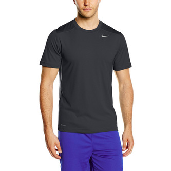 NIKE LEGACY SS TOP, 10 | MEN TRAINING | MENS | SHORT SLEEVE TOP | BLACK/COOL GREY/COOL GREY/COOL | L