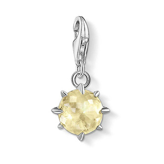 Přívěsek \"Rodný kámen Listopad\" Thomas Sabo, 1783-774-4, Charm Club, 925 Sterling silver, zirconia white, lemon quartz