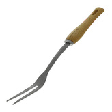 Kuchyňské potřeby de Buyer, 2701.10, vidlička B BOIS, nerez a bukové dřevo, robustní