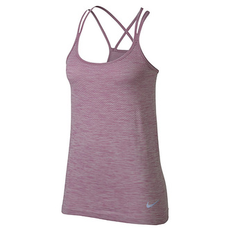 W NK DF KNIT TANK, 10 | RUNNING | WOMENS | TANK TOP/SINGLET | ORCHID/HTR | M