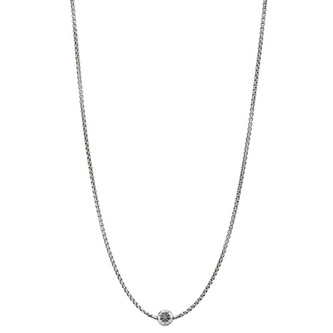Řetízek na korálky Thomas Sabo, KK0002-001-12-L70, Karma Beads, 925 Sterling silver, blackened Řetízek na korálky Thomas Sabo, KK0002-001-12-L70, Karma Beads, 925 Sterling silver, blackened