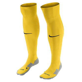 TEAM MATCHFIT CORE OTC SOCK, 10 | FOOTBALL/SOCCER | ADULT UNISEX | KNEE HIGH SOCK | UNIVERSITY GOLD/SUNDIAL/BLACK | XS