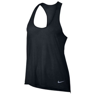 W NK BRTHE TANK COOL, 10 | RUNNING | WOMENS | TANK TOP/SINGLET | BLACK | L