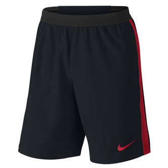 STRIKE WVN SHRT EL, 10 | FOOTBALL/SOCCER | MENS | SHORT | BLACK/UNIVERSITY RED/UNIVERSIT | 2XL