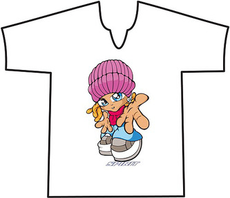 Tričko Spirit, Tričko s V NANA HANDS světle růžové \"10\"