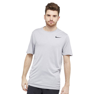 M NK BRT TOP SS HPR DRY, 10 | MEN TRAINING | MENS | SHORT SLEEVE TOP | VAST GREY/ATMOSPHERE GREY/BLAC | L