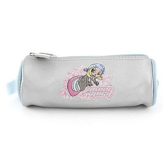 Školní penál Spirit, BETTY RIDE stříbrno-modrá