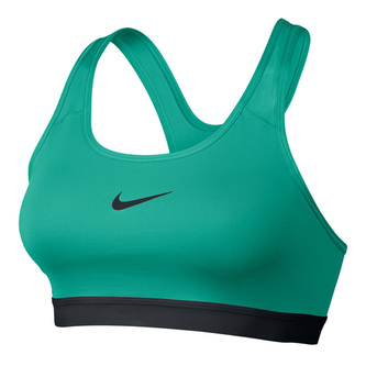 NIKE CLASSIC PAD BRA, 10 | WOMEN TRAINING | WOMENS | BRA | LIGHT MENTA/BLACK/BLACK | XS