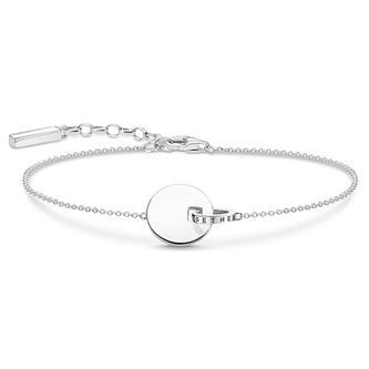 Náramek \"Spolu\" Thomas Sabo, A1934-637-21-L19v, Sterling Silver, 925 Sterling silver, blackened