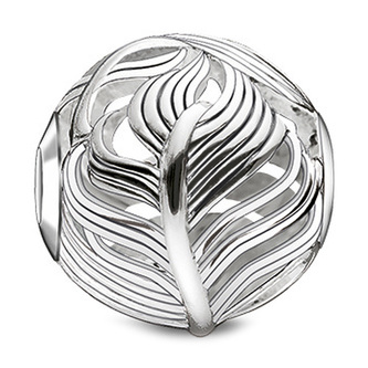 Korálek \"Pírko\" Thomas Sabo, K0221-001-12, Karma Beads, 925 Sterling silver