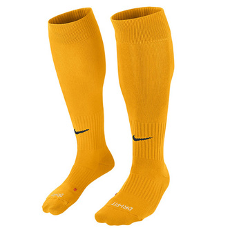 U NK CLASSIC II CUSH OTC -TEAM, 30 | FOOTBALL/SOCCER | ADULT UNISEX | KNEE HIGH SOCK | UNIVERSITY GOLD/BLACK | XL
