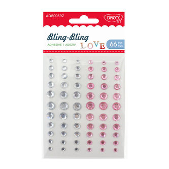 Samolepící kamínky /66 ks/