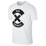 NIKE FOOTBALL X TEE, 10 | FOOTBALL/SOCCER | MENS | SHORT SLEEVE T-SHIRT | WHITE/WHITE | 2XL